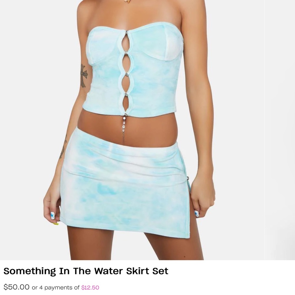 Dolls Kill Something in the Water Skirt Set